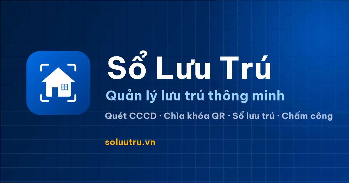 Điều khoản sử dụng phần mềm Sổ Lưu Trú