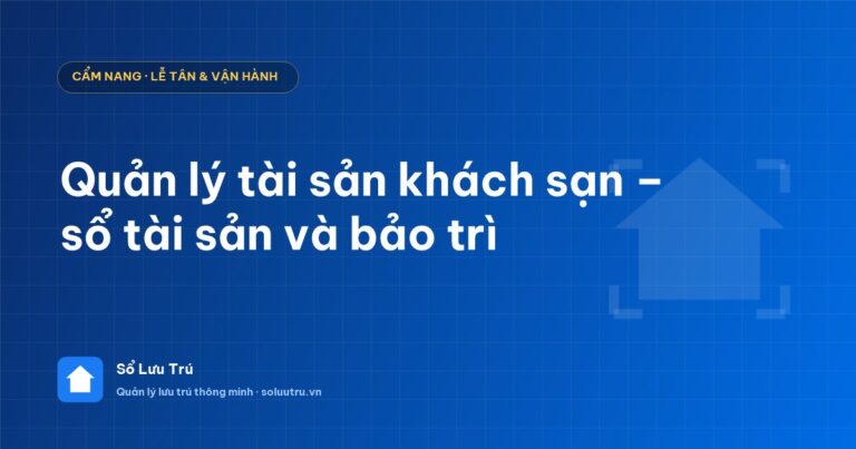 Quản lý tài sản khách sạn – nhân viên kỹ thuật kiểm tra điều hòa trong phòng